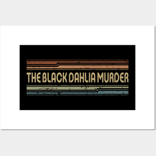 The Black Dahlia Murder Retro Lines Posters and Art